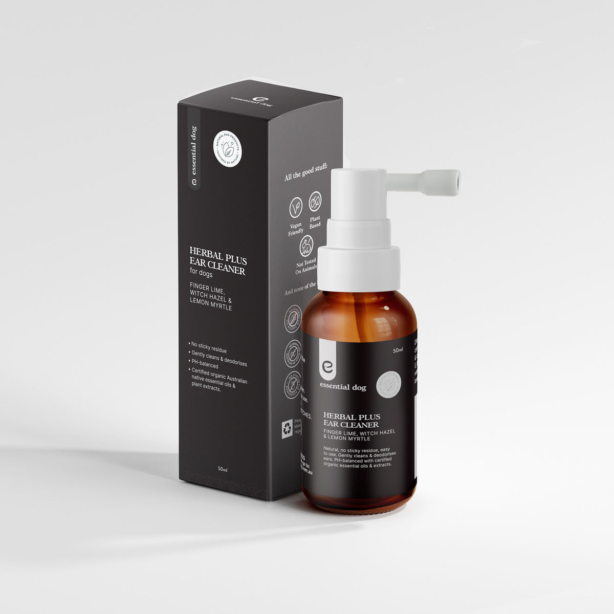 Essential Dog Herbal Plus Ear Cleaner — 50mL