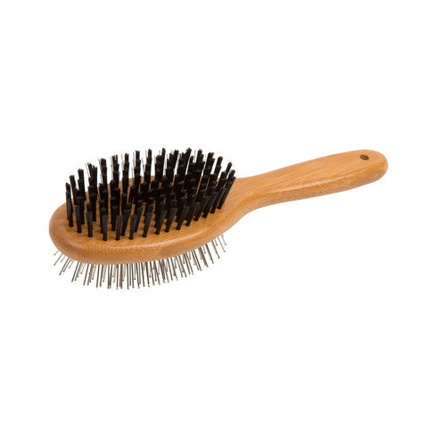 Essential Dog Bamboo Two-Sided Brush