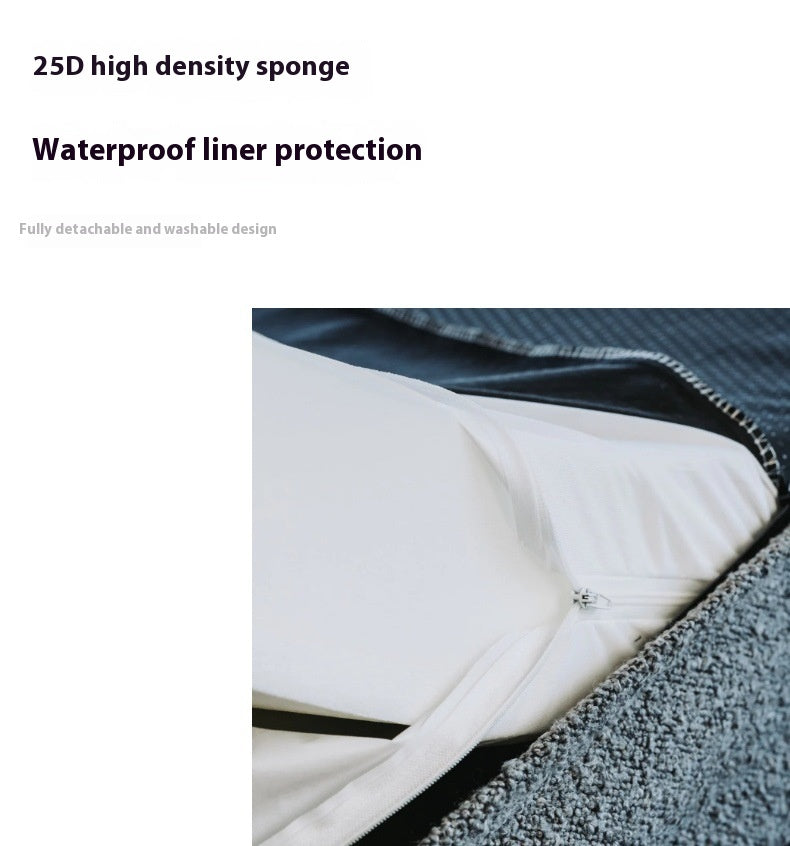 CloudNest waterproof zippered liner detail